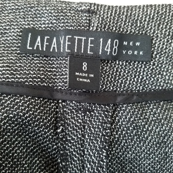 New Lafayette 148 Wool Silk Blend Career Pants, 8 - Picture 6 of 8